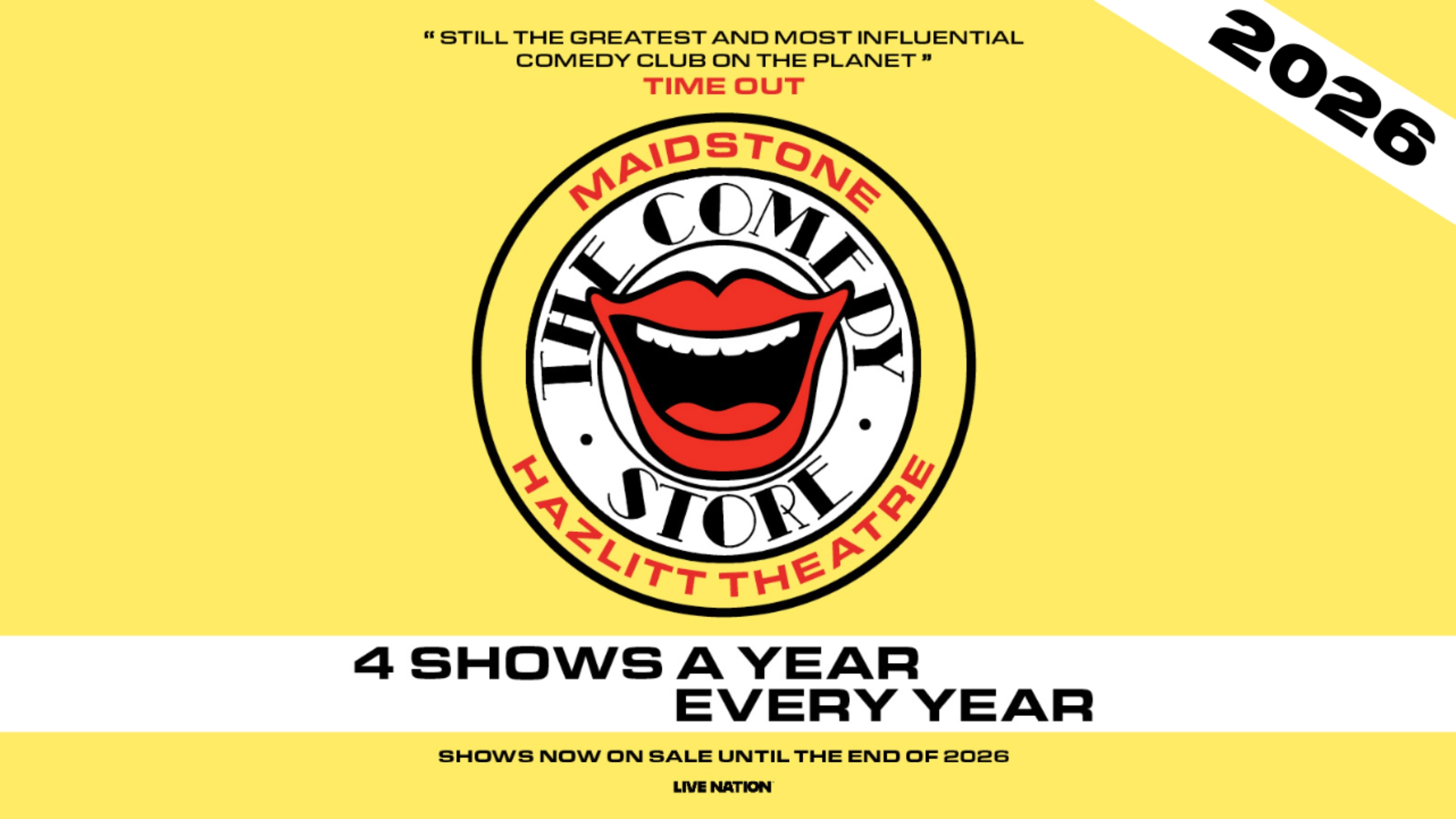 The Comedy Store Hazlitt October 2026